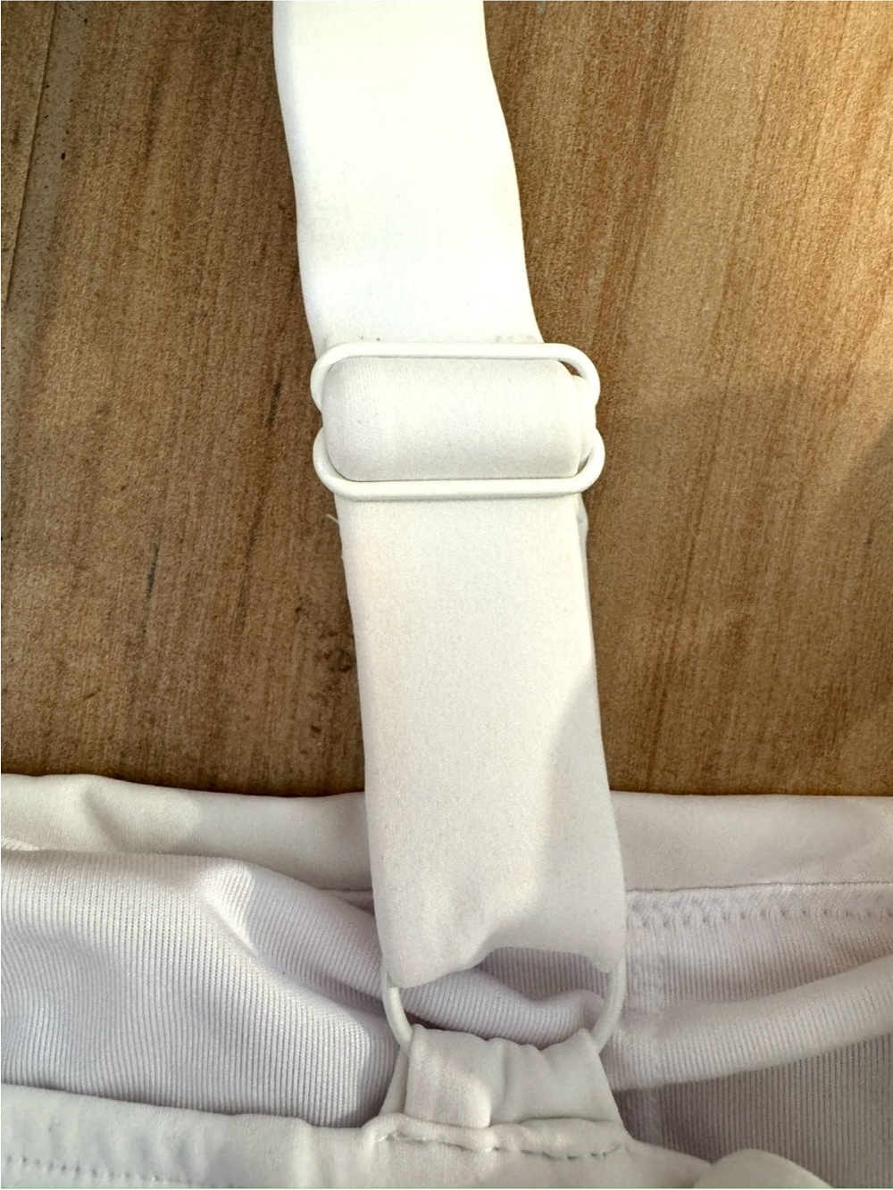 TA3 Squarey Swimsuit in White - Picture 7 of 8